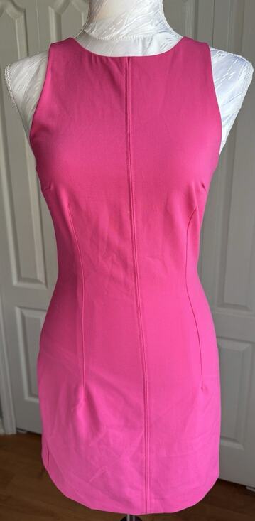 Zara Dresses & Skirts - ZARA WOMEN SLEEVELESS PINK SHORT DRESS PINK Sz XS
